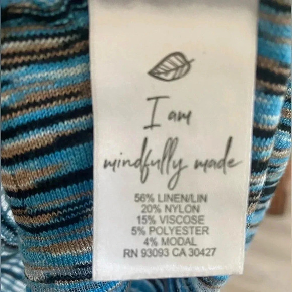 Nic & Zoe Women’s Melody Open Cropped Cardigan Sweater Linen Nylon Viscose S NWT - Picture 7 of 11